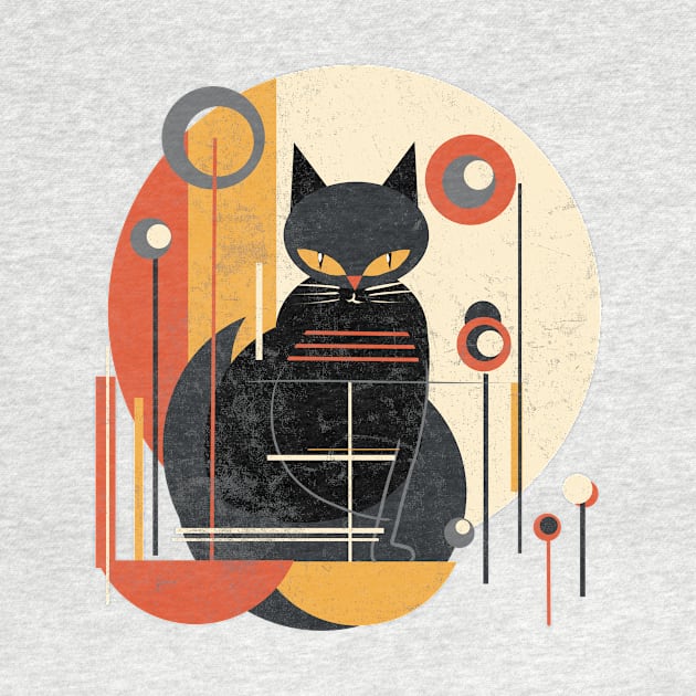 Mid century cat by kharmazero